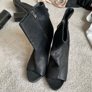 All saints manifest distressed open toe heel